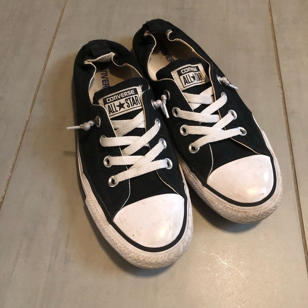 Black Converse All Star Shoreline Slipon
